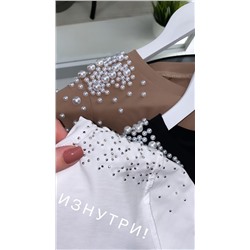футболки с жемчужинами