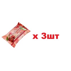 Туалетное мыло Ароматное Сладкая Вишня в цветной обертке 75г 3шт