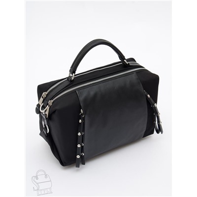 Сумка женская кожаная 189689PE black Polina&Eiterou