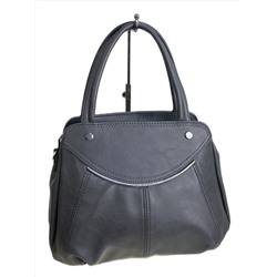 Женская сумка из искусственной кожи, цвет серый