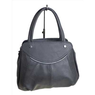 Женская сумка из искусственной кожи, цвет серый