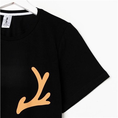 Футболка женская KAFTAN Xmas mom, размер 48-50