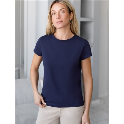 Футболка из премиального хлопка с эластаном