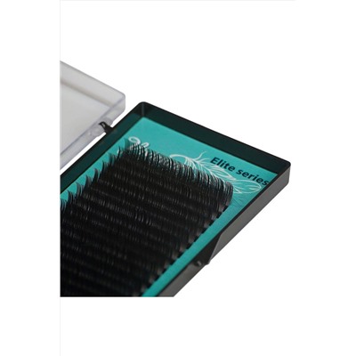 Vivienne Ресницы для наращивания / Elite, D, 12, 0.10 мм, 20 линий, синтетическое волокно, черный KRISTALLER, 1130456
