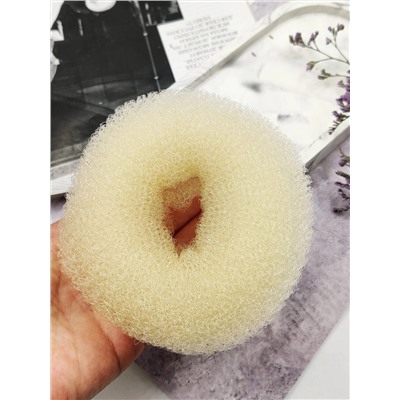 Бублик для волос Беж (10см)