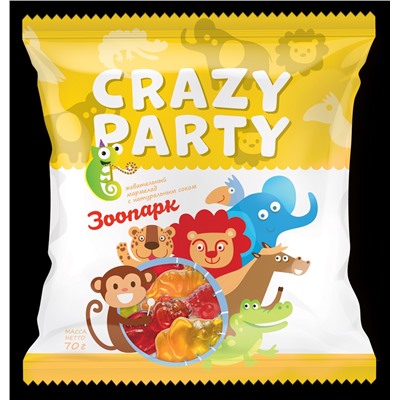Мармелад жевательный фигурный "Зоопарк" 70 гр.