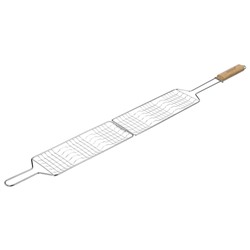 Решётка - гриль для рыбы maclay, 31×12 см, нержавеющая сталь, для мангала
