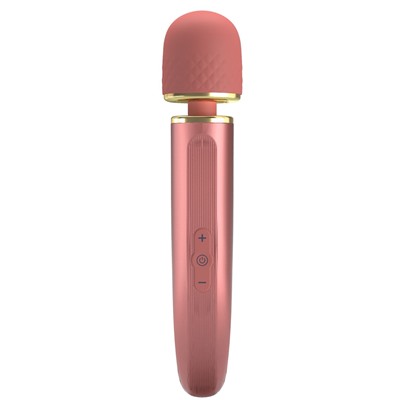 Персиковый жезловый вибратор Power Wand - 29 см.