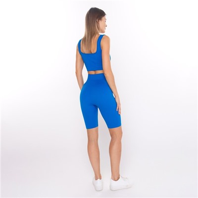 Велосипедки женские, ярко-синие, размер 42 (S)