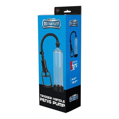 Прозрачная вакуумная помпа Trigger Handle Penis Pump