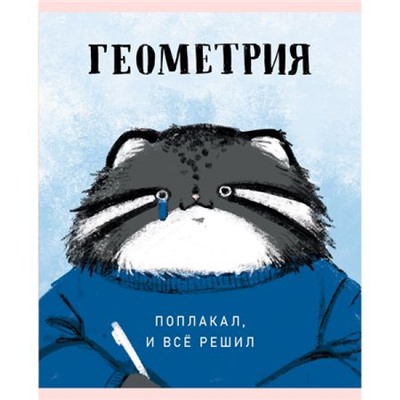Тетрадь 48л "Манул Манулыч" по геометрии ТТК489318 Эксмо