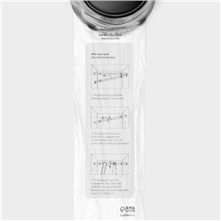 Карниз универсальный, раздвижной 55-90 см, белый