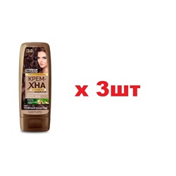 Fito color Крем-хна Индийская для волос 3.0 темный каштан 140мл 3шт