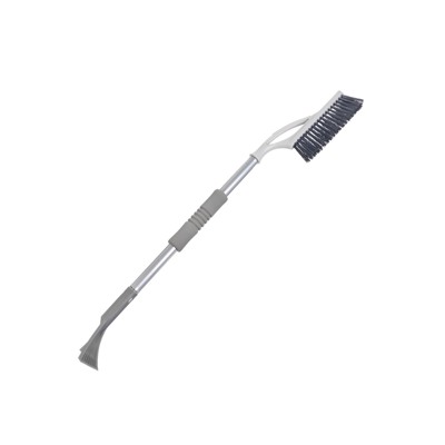 Щетка сметка, со скребком pitstop удлинённая, антиснег, 80 см