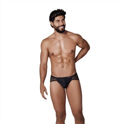 Черные трусы-джоки с ажурными вставками Urge Jockstrap