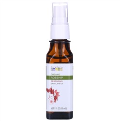 Aura Cacia, Органическое уходовое масло для кожи, Restoring, шиповник, 1 ж. унц. (30 мл)