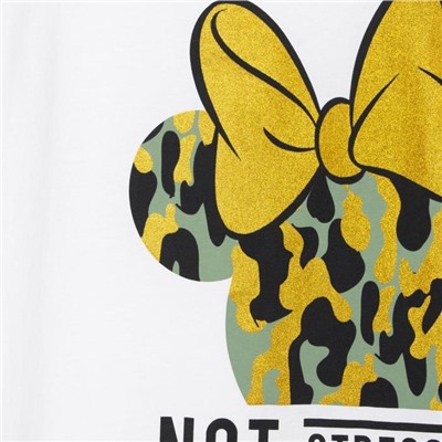 Футболка Not stressed, размер 42, белая