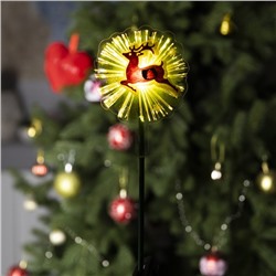 Светодиодная игрушка на палочке «Олень» 10×28×3 см, батарейки LR44×3 (в комплекте), свечение тёплое белое