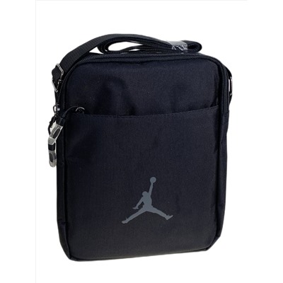 Сумка мужская  текстильная, цвет  черный