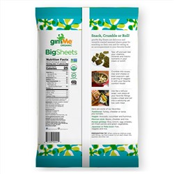 gimMe, Premium Roasted Seaweed, Big Sheets, Sea Salt , 0.92 oz (26 g)