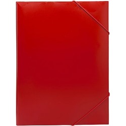 Папка на резинке А4 Eco 0.5мм красная, корешок 15мм SE-PR04RED (2062993) SILWERHOF