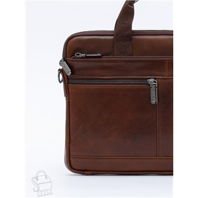 Портфель мужской кожаный 33773Z coffee Zinimsk