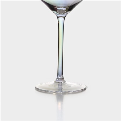 Бокалы для вина Magistro «Иллюзия», 550 мл, 10×24 см, набор 6 шт., стекло, перламутровые