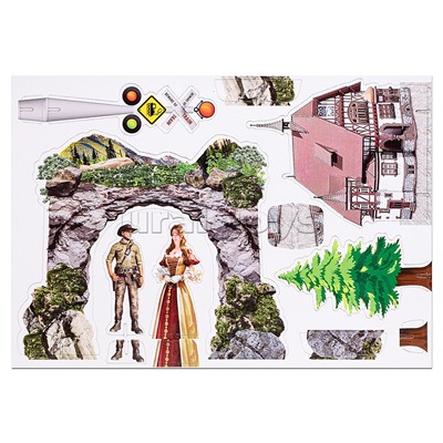 Железная дорога "Легкий путь" в коробке