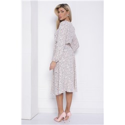 Платье Трепетная нежность (бело-розовое) П12455-8