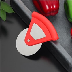 Нож для пиццы и теста «Бегунок», d=7.5 см, нержавеющая сталь, цвет МИКС