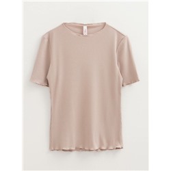 CONTE LD 1166 Топ в рубчик из премиальной вискозы