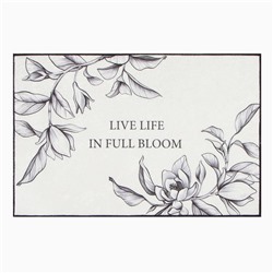 Коврик для ванной «Этель» Magnolia, 50×80 см, велюр