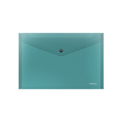Папка с кнопкой  А4 180мкм 50314 Glossy Vivid полупрозрачная ассорти ErichKrause