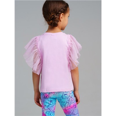 Фуфайка трикотажная для девочек (футболка)