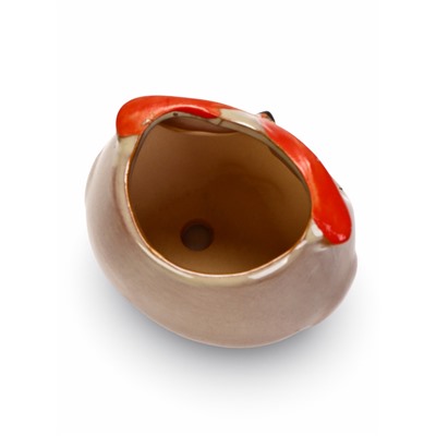 Декоративный горшок для цветов «Совёнок Бом», 150 мл, 8×6×5.5 см, керамический