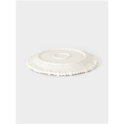 Тарелка «Облако», d=21 см, керамика, молочная