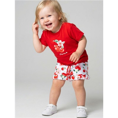 Шорты детские трикотажные для девочек, 2 шт в комплекте