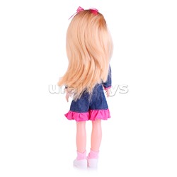 Кукла "Сонечка" озвученная с повязкой на голове, на батарейках, в пакете