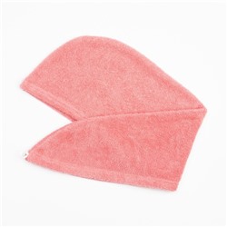 Набор для сауны «Экономь и Я»: полотенце - парео 68×150 см + чалма, 100% хлопок, 320 г/м, пыльно-розовый