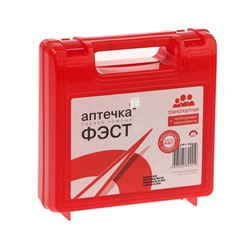 Автомобильная аптечка первой помощи «ФЭСТ», дорожная, перечень №4, красная