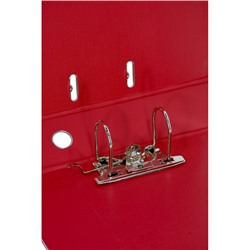 Папка-регистратор 75 мм PVC 2-стор. разборный, малиновый, с уголками P2PVC-75/RR inФОРМАТ