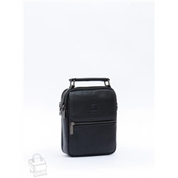 Сумка мужская кожаная 633M black Fuzhiniao