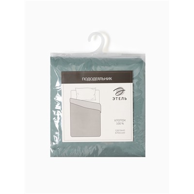 Пододеяльник евро «Этель» Green paradise, 200×215 см, мако-сатин