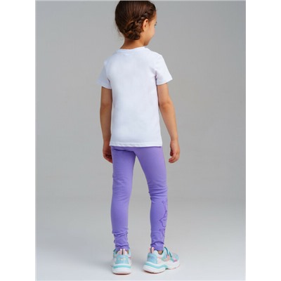 Брюки трикотажные для девочек (легинсы), 2 пары в комплекте