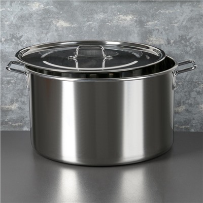 УЦЕНКА Котел 40 л d=45 см h=28 см «Общепит» Сварной. Клепанные ручки