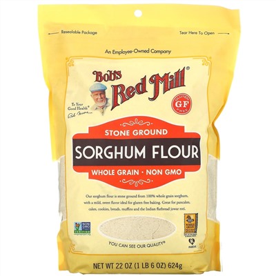 Bob's Red Mill, Stone Ground Sorghum FLour, 22 oz ( 624 g)