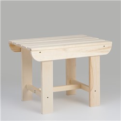 Лавка деревянная, 60×40×43.5 см, липа, «Добропаровъ»