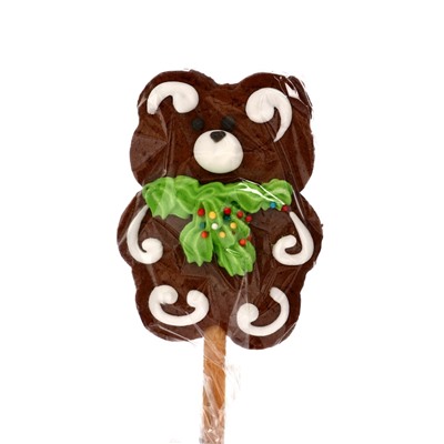 Печенье шоколадное новогоднее на палочке «Зимнее», МИКС, 30 г