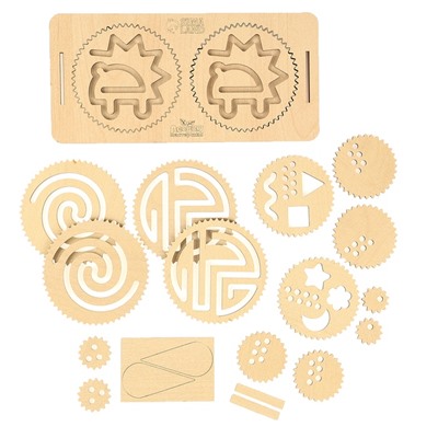 Нейротренажеры для детей «Межполушарные доски со спирографом», 16 трафаретов