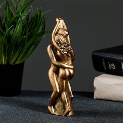 Фигурка гипс «Влюбленная пара», бронза, 15×4×4 см